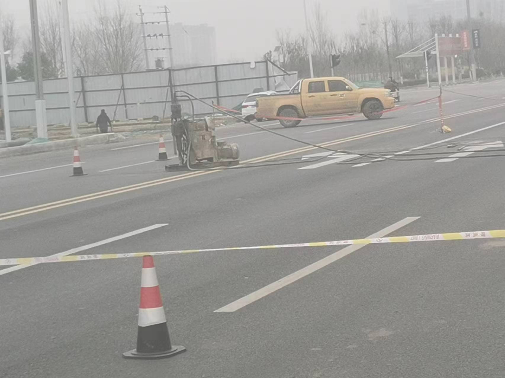 临潼公路路基沉陷注浆